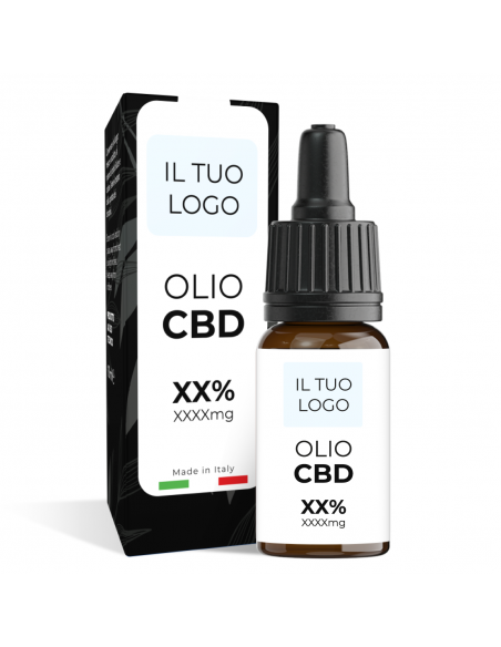 Olio CBD 10 ml personalizzato