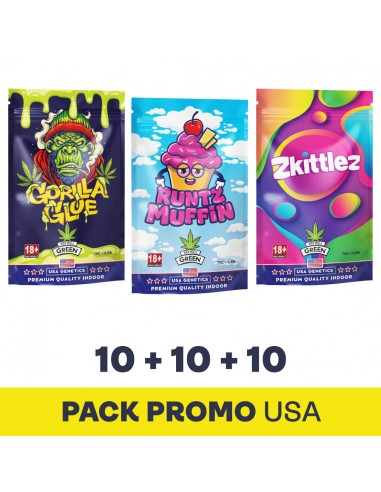 Pack promotionnel USA 30 pièces