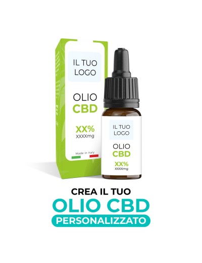 Olio CBD 10 ml personalizzato