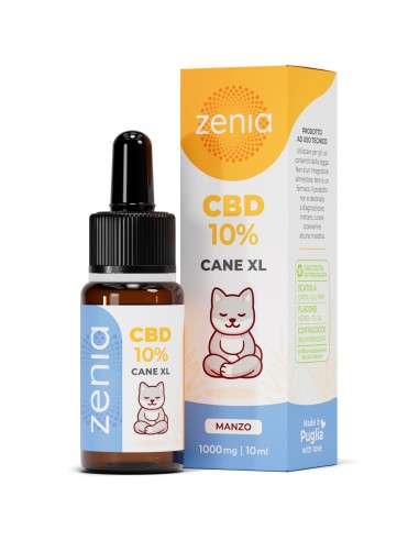 Zenia Olio CBD 10% Cane XL