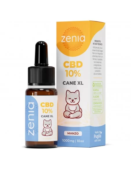 Zenia Olio CBD 10% Cane XL Zenia Olio CBD 10% Cane XL