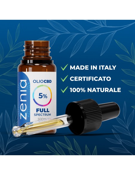 Zenia Aceite CBD de espectro completo 5%
