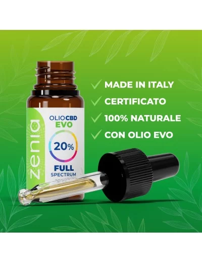 Zenia Olio CBD full-spectrum 20% 2