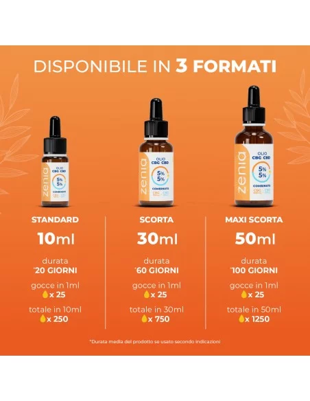 Olio CBG 5% + 5% sec