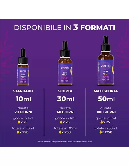 Zenia Olio Notte 30% second Zenia Olio Notte 30% second