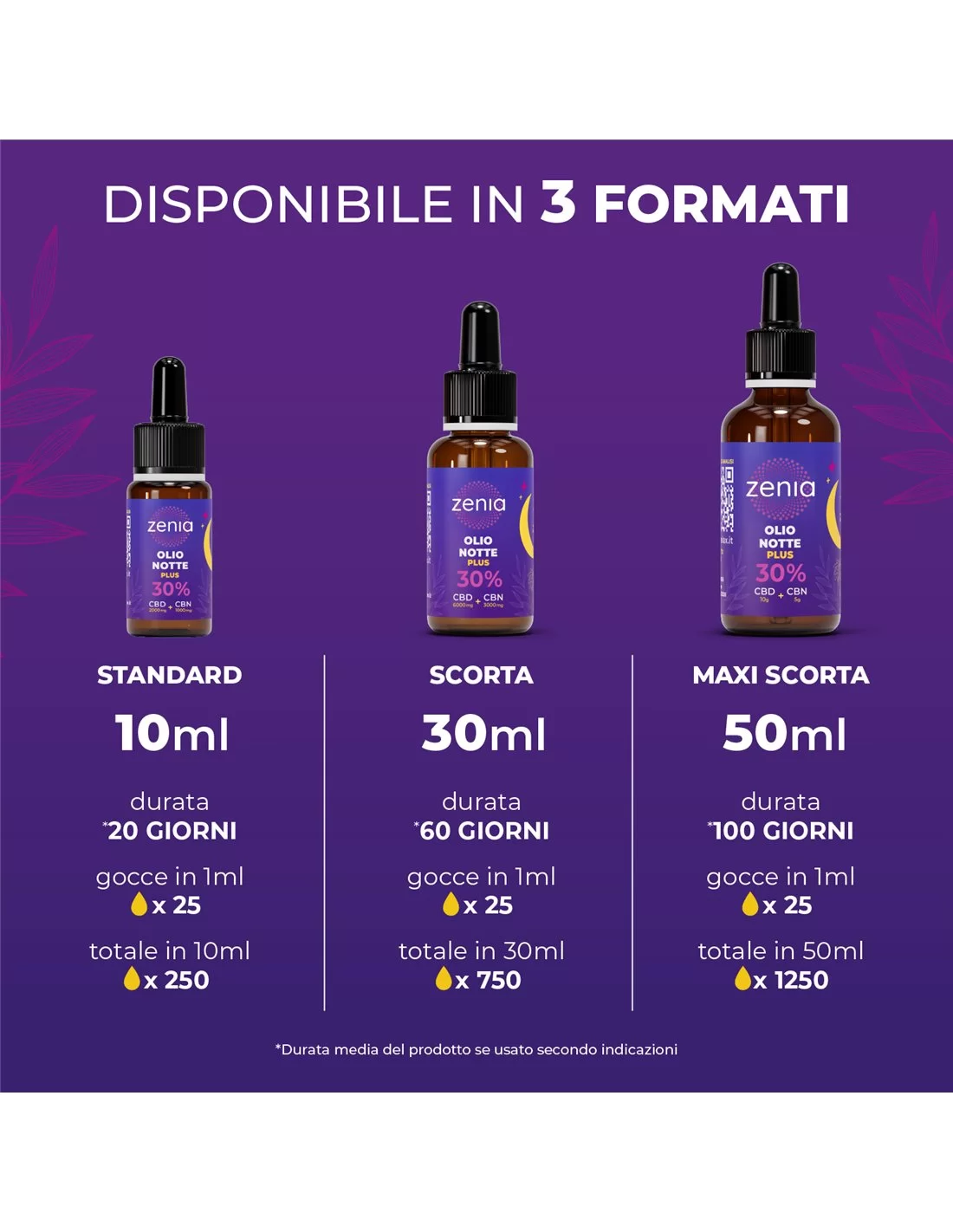 Zenia Olio Notte 30% second Zenia Olio Notte 30% second